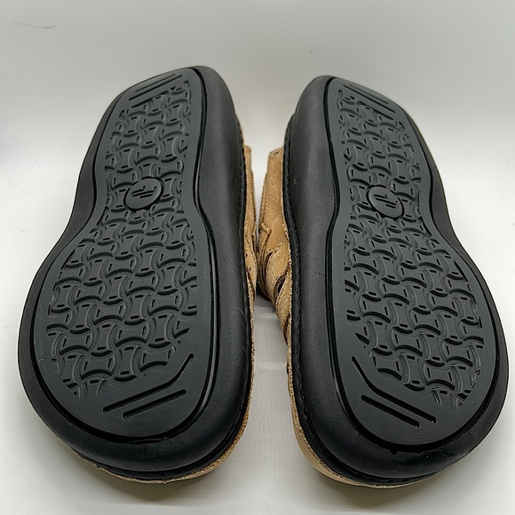 Birkenstock Footprints Tan Buckle Sandals Shoes **Size 38/Size 7-7.5** 🌸🌸 - Picture 5 of 10